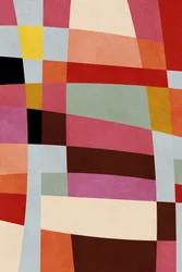 Warm Colors Bauhaus Geometry 4
