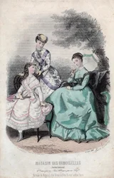 French fashion paper "Magasin des Demoiselles", Paris, June 25