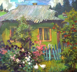 Rustic Home Summer Garden