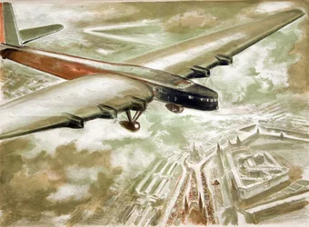 Flight over the Red Square, 1937