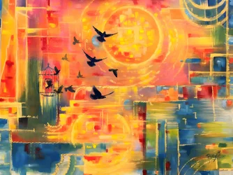Abstract Freedom Flight