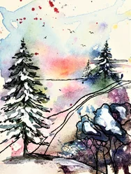 Colorful Winter Glow