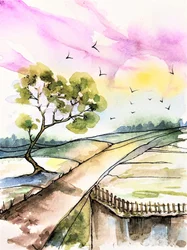 Peaceful Country Path