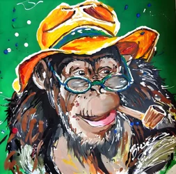 Smart Chimp Character