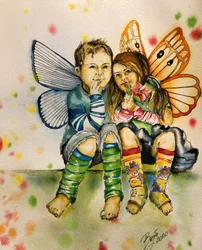Whimsical Fairy Children