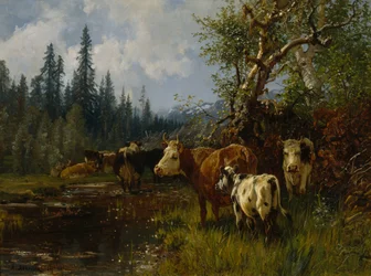 Cows at the Lake