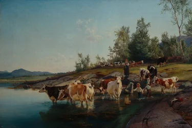 Cows by the Sea