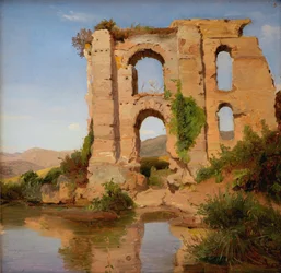 The Ruins of the Aqueduct Aniene Nuovo near Tivoli