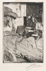 Albert Besnard and His Model