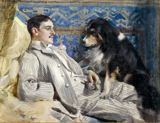 Clarence Barker (died 1896 - American pianist and composer) by Anders Leonard Zorn