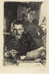 Zorn and His Wife, 1890