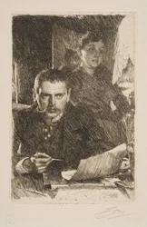 Self-Portrait with His Wife Emma
