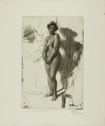Standing Black person