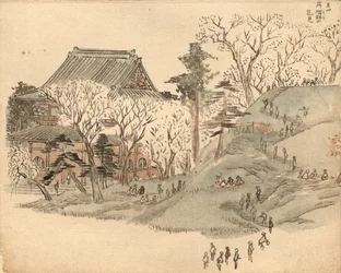 Cherry Blossom Festival at the Temple on Mt. Suribachi