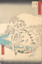 Fujikawa, Sanchu Yamanaka no Sato Miyajiyama, 7th month Hare year 1855