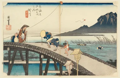 Kakegawa, Mount Akiha, in The Fifty-Three Stations of the Tokaido Road
