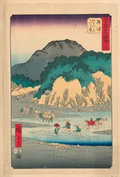 Okitsu from the Series 53 Stations of Tokaido