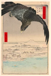 Plain at Suzaki Fukagawa from the Series One Hundred Views of Edo