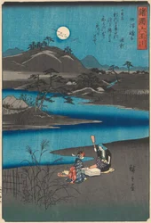 Six Jewel Rivers from Various Provinces Shokoku Mu-Tamagawa