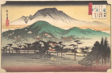 Vesper Bells at Mii Temple, ca. 1832