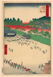 Yatsukoji Junction at Suji-chigai from the Series One Hundred Famous Views of Edo