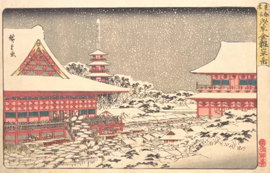 Year End Fair at Kinryuzan Temple, ca. 1836