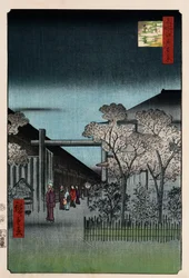 Dawn in the Yoshiwara, from the series One Hundred Views of Famous Places in Edo