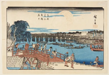 Fireworks at Ryogoku Bridge
