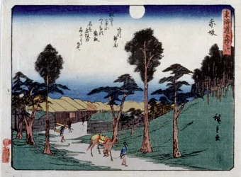 Kyoka Tokaido Series, Akasaka