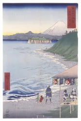 The Seven-Ri Beach In Sagami Province