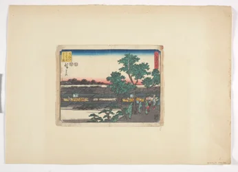 View of Saruwakacho from Matsuchiyama