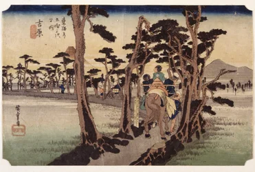 Yoshiwara, Fuji from the Left