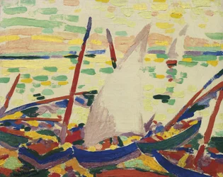Boats on the Beach at Collioure
