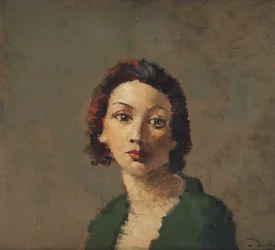 The Redhead in a Green Blouse