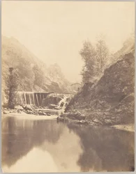 Landscape with Waterfall