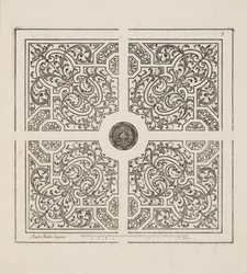 Design for Parterre, from Theatre des Plans et Jardinages, pub.1652