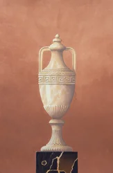 White Marble Amphora