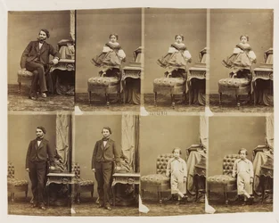 Portraits Sitting: Dr. Magnan and His Son and Daughter, c.1861