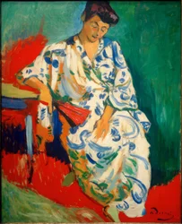 The Woman with the Shawl, Madame Matisse in Kimono