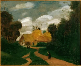 Landscape in the Ile-de-France / The Haystacks