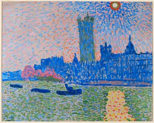 The Thames and the Houses of Parliament