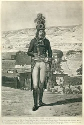 Portrait of General Louis Charles Antoine Desaix during the campaign of Egypt in 1798