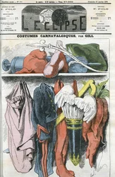 Carnival Costumes, a Gunner Suit for Napoleon III, the Republican Cap for Duvernois, a Hangman
