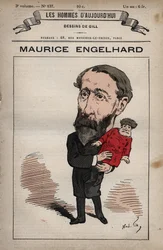Cartoon of Maurice Engelhardt (1819-1891) from 