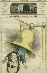 Louis-Joseph Martel (1813-1892), French politician. Cover in L