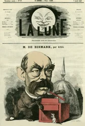 Portrait of Otto von Bismarck, German Chancellor