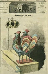 The Two Cocks are Crowns. Cover in L