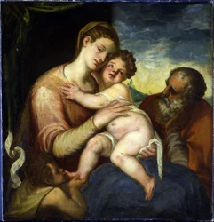 The Holy Family with John the Baptist