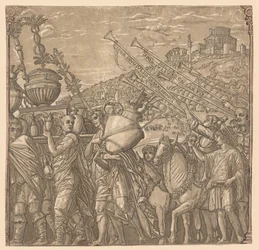 The Triumph of Julius Caesar: Soldiers Carrying Vases, 1593-99
