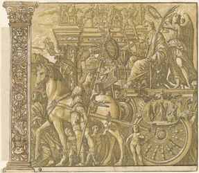 The Triumph of Julius Caesar [no.9 plus 2 columns]
